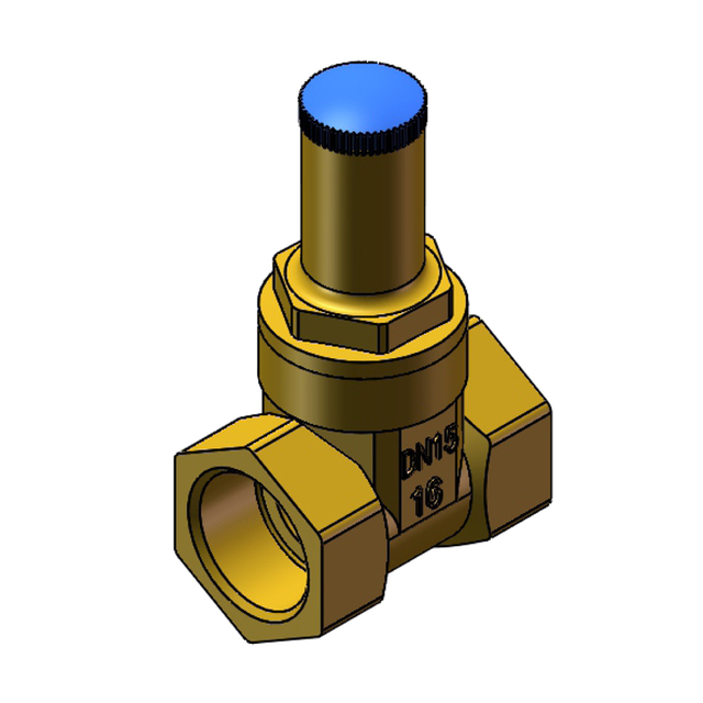 1128 Z15W-16T黄铜带锁闸阀