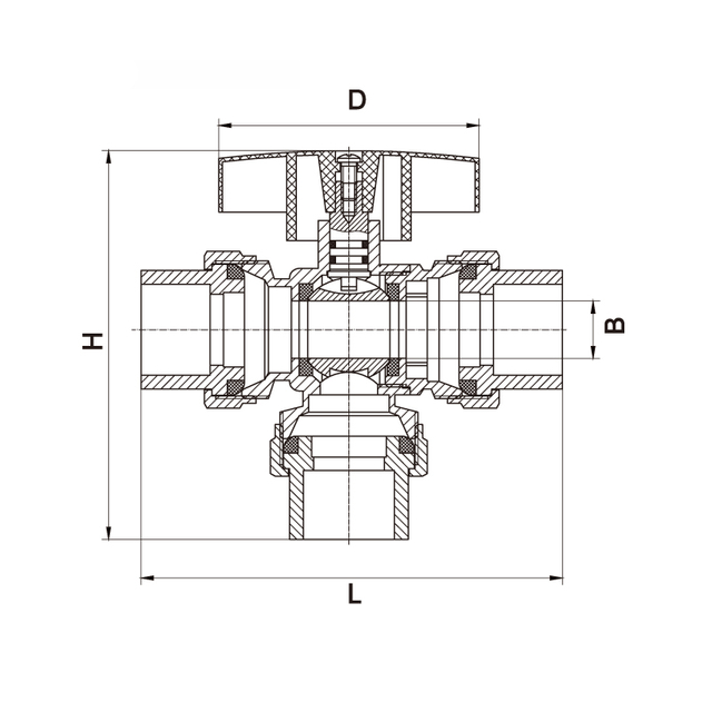 1390 Q38F-16TPPR三通控制阀