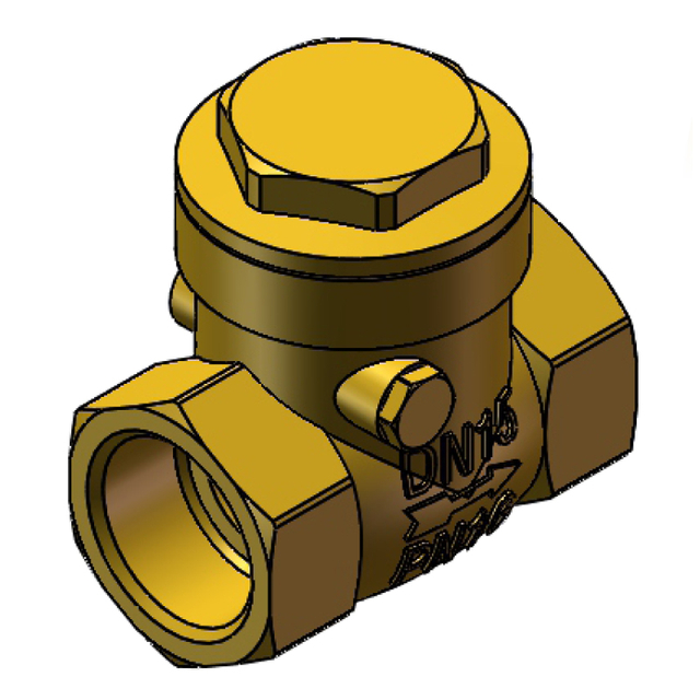 1724 H14W-16T黄铜卧式止回阀