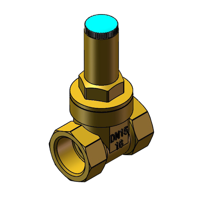 1139 Z15W-16T黄铜带锁闸阀