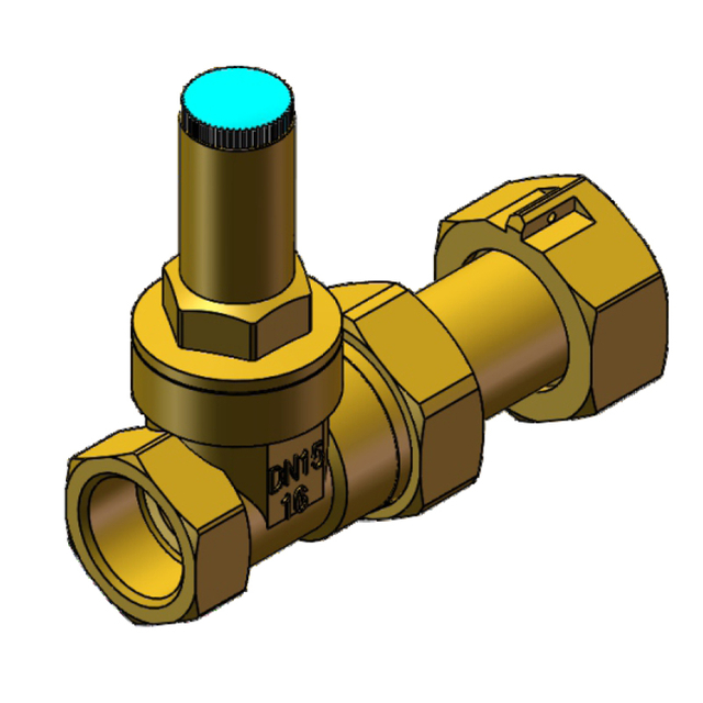 1148 Z15W-16T黄铜带锁伸缩闸阀