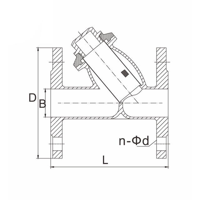 1712 WF41B-16T黄铜法兰Y型过滤阀