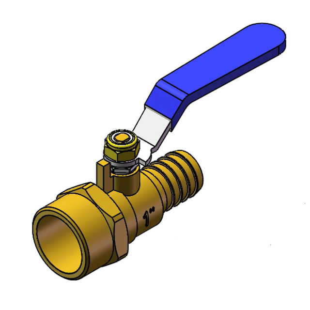 1378 Q11F-16T黄铜卷盘球阀